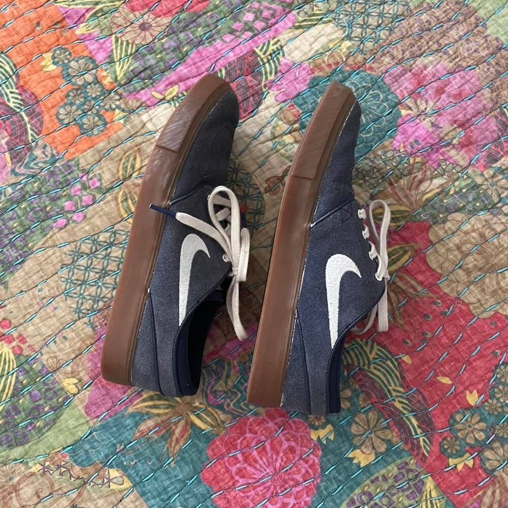 Nike Sb Stefan Janoski Navy Skateboarding Tennis Shoes View 6